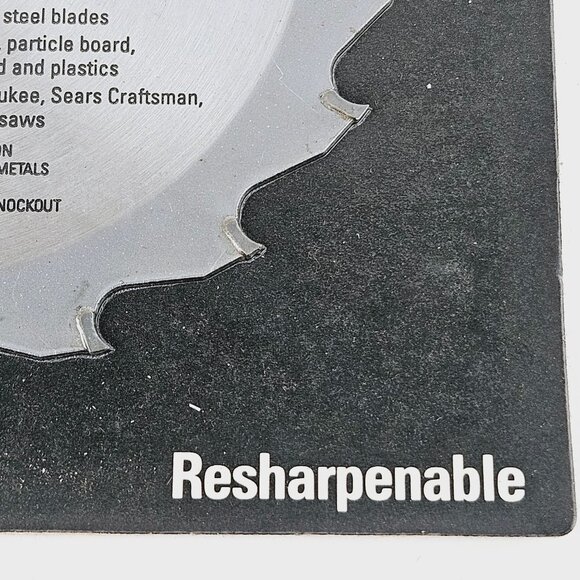 Black Decker Piranha 6 1/2" Saw Blade 18 Carbide Teeth Professional Resharpenabl - Picture 6 of 8